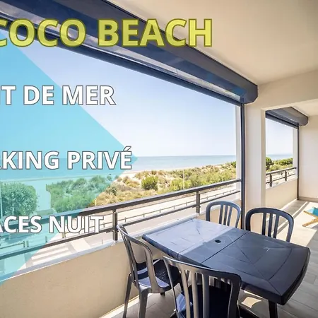 New Coco Beach*front De Mer*terrasse*parking*vue-cohote Conciergerie Motte Appartement *